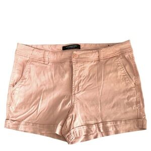 Liverpool Shorts 4 inch Cotton Blend Light Salmon Pink Size 12